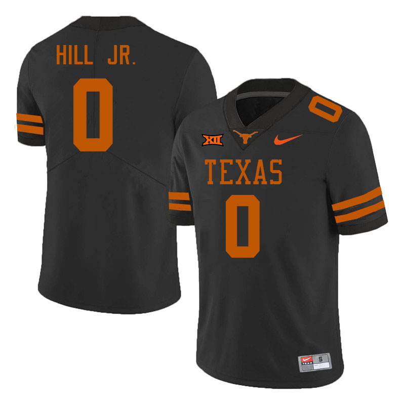 Men #0 Anthony Hill Jr. Texas Longhorns 2023 College Football Jerseys Stitched-Black